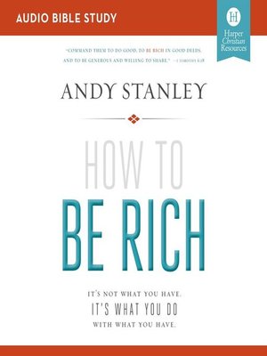cover image of How to Be Rich
